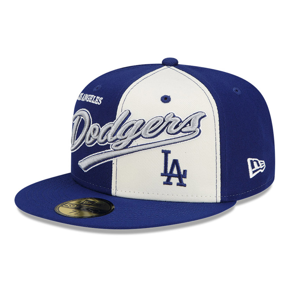 Casquette 59FIFTY LA Dodgers MLB Split Front Bleu