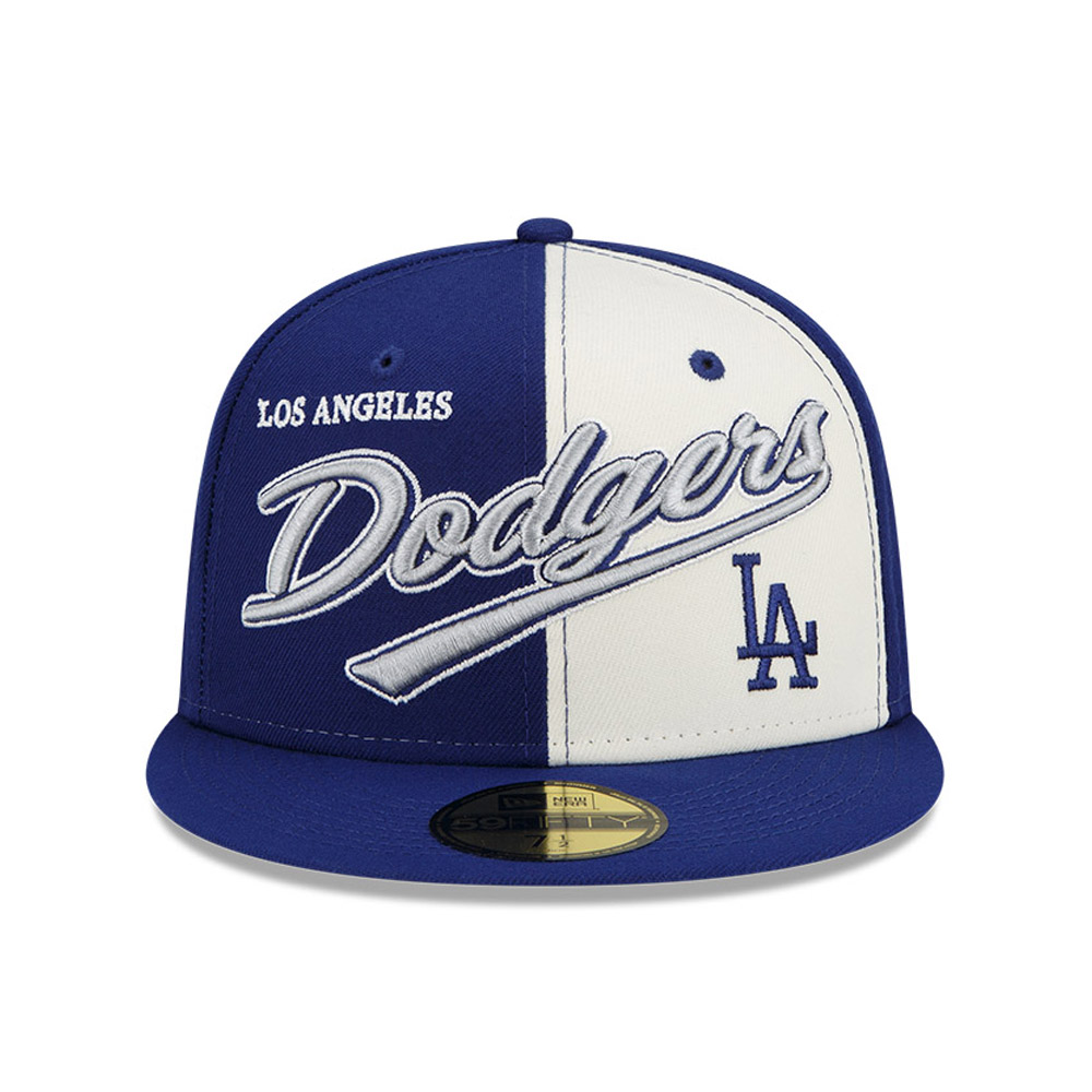 Casquette 59FIFTY LA Dodgers MLB Split Front Bleu