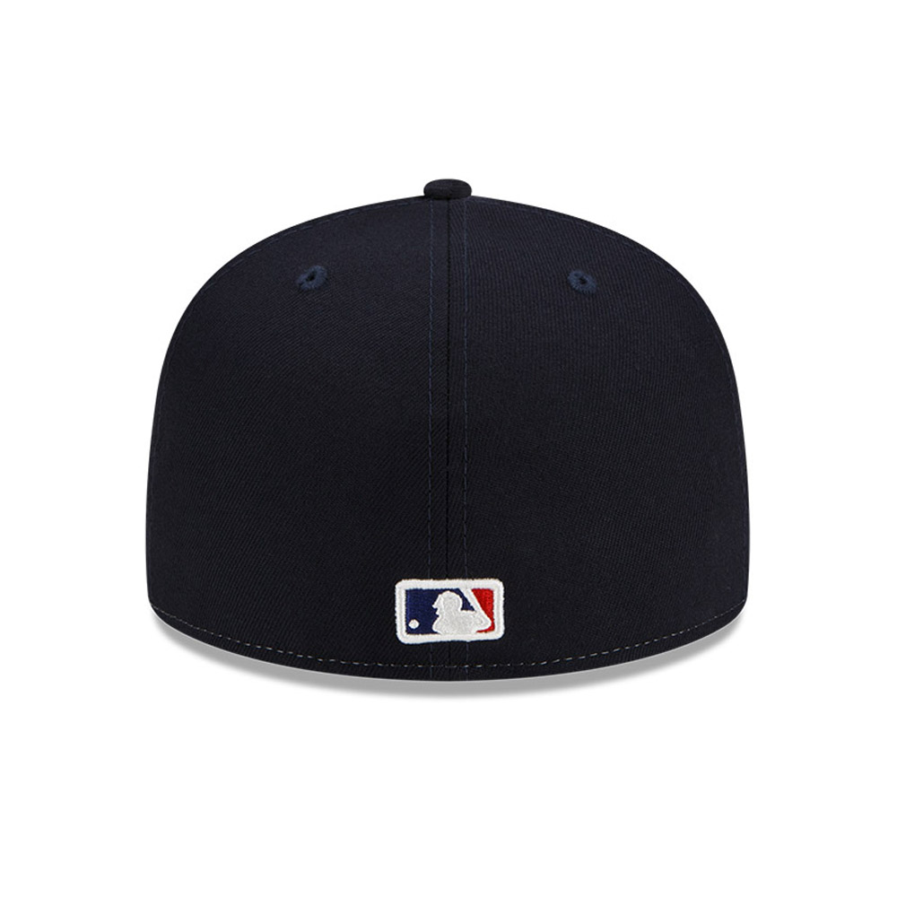 New York Yankees MLB Split Front Navy 59FIFTY Fitted Cap