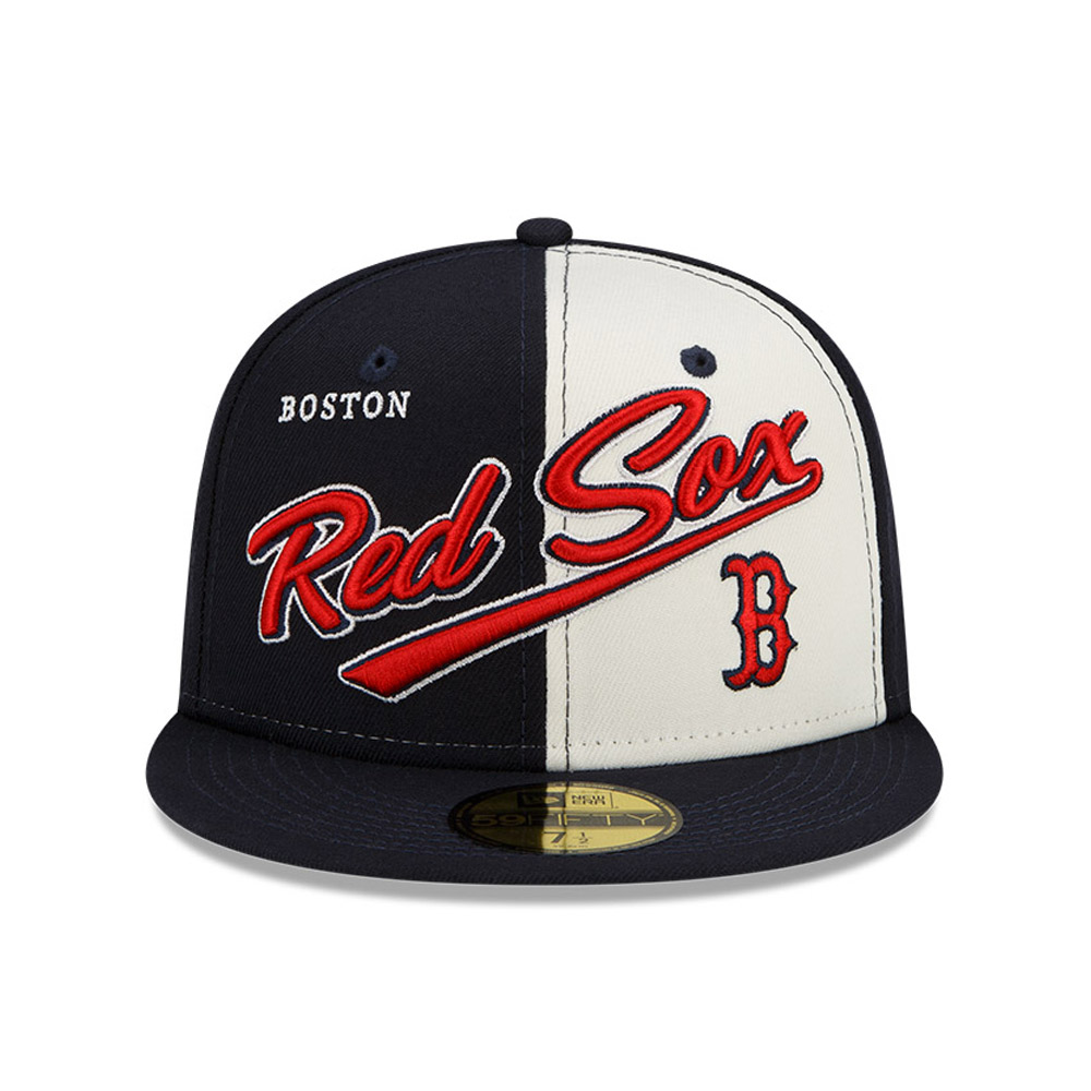 Cappellino 59FIFTY Boston Red Sox MLB Split Front Blu Navy
