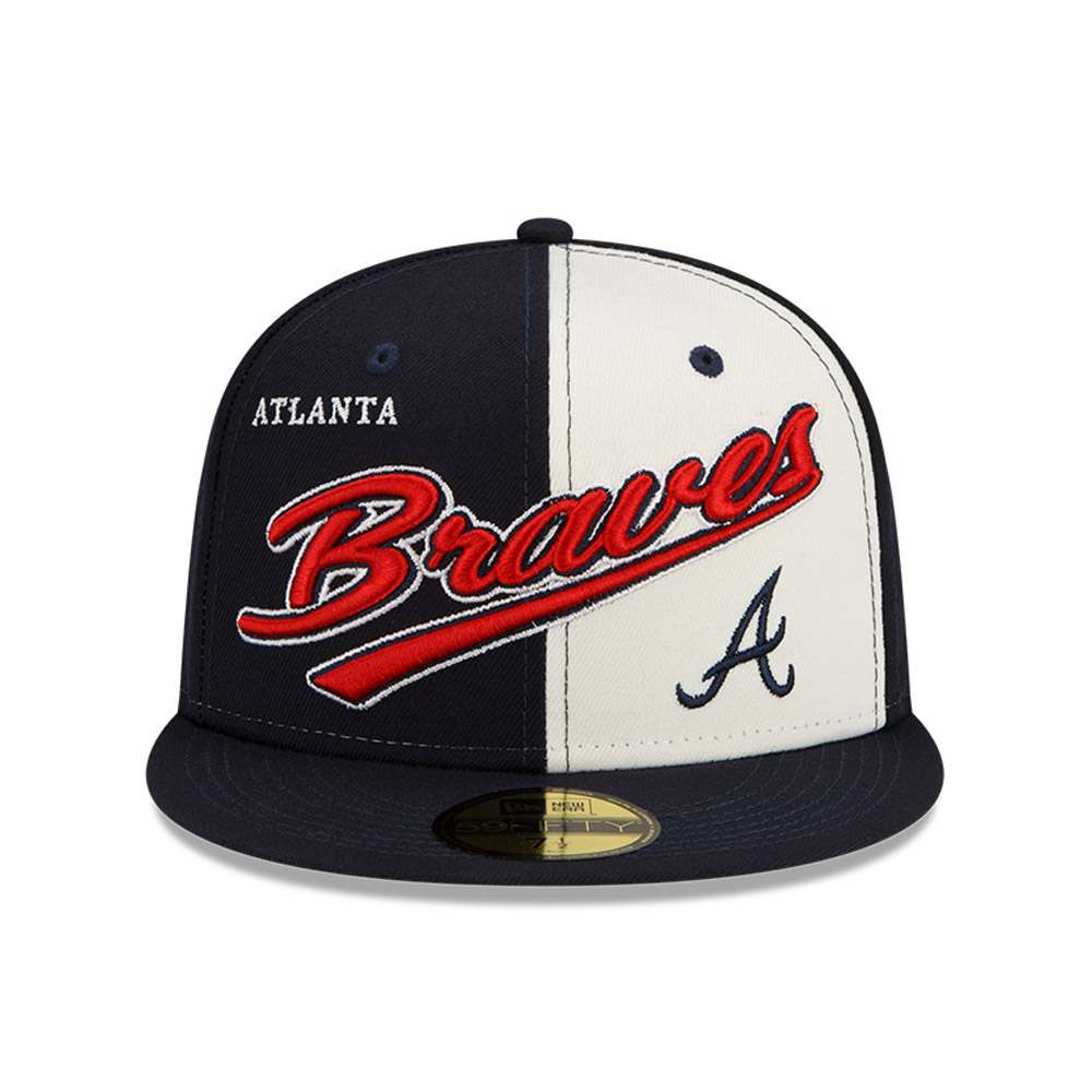 Cappellino 59FIFTY Atlanta Braves MLB Split Front Blu navy