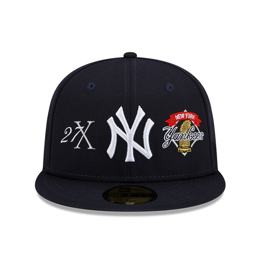 New York Yankees MLB Call Out Navy 59FIFTY Fitted Cap