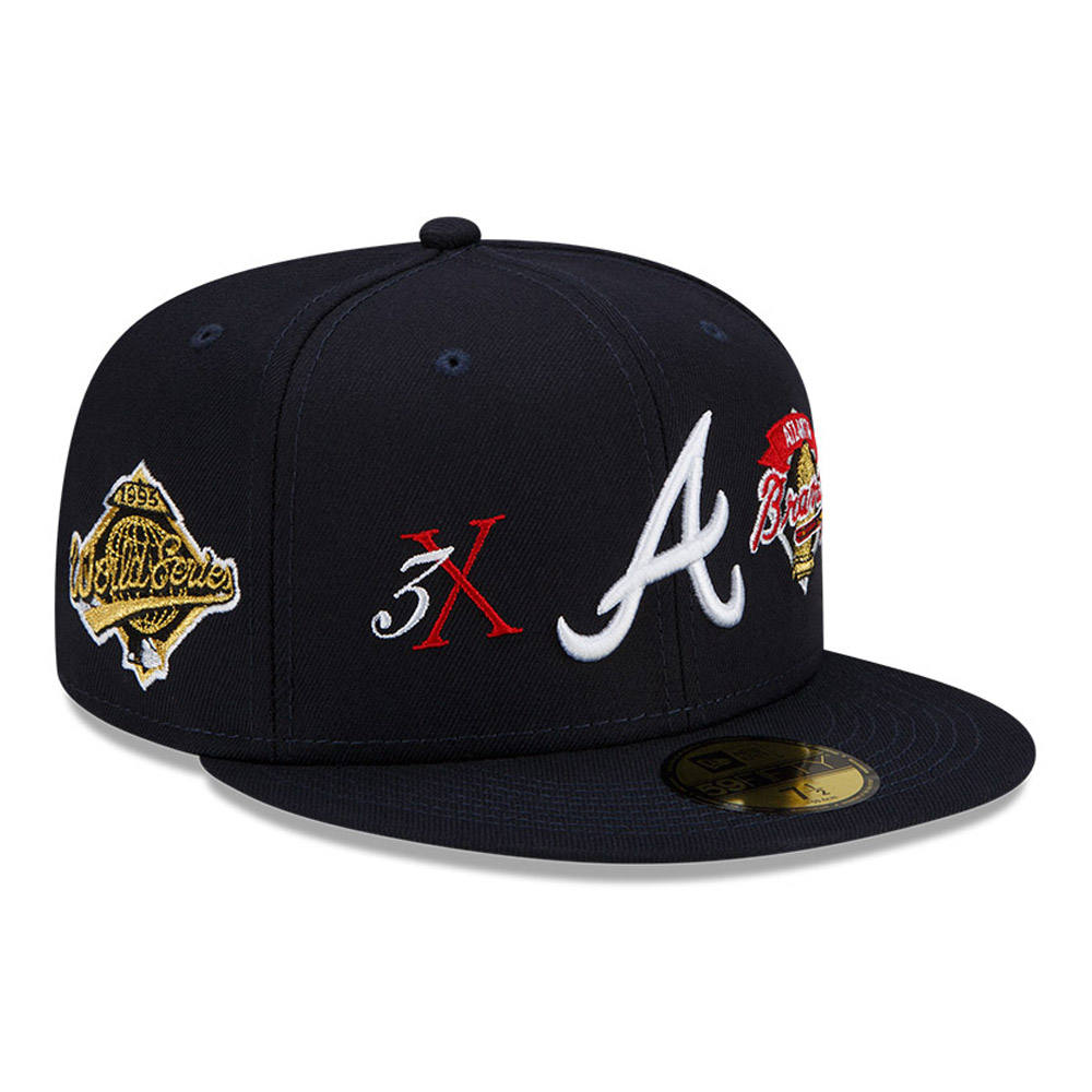 Atlanta Braves MLB Call Out Navy 59FIFTY Fitted Cap