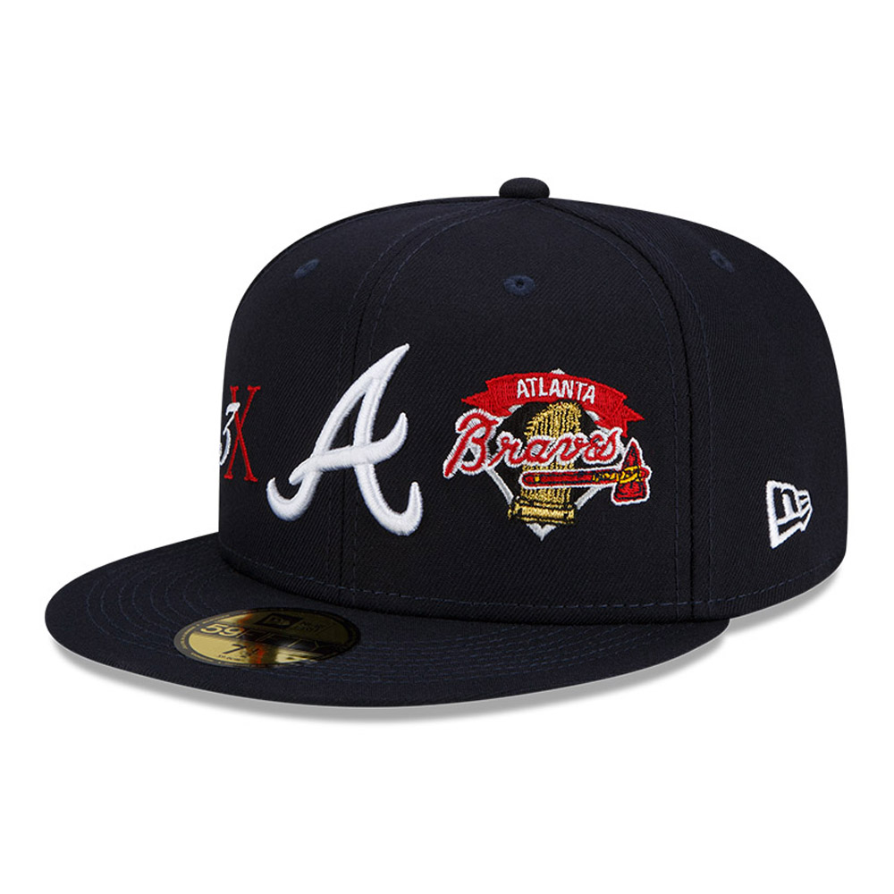 Atlanta Braves MLB Call Out Navy 59FIFTY Fitted Cap