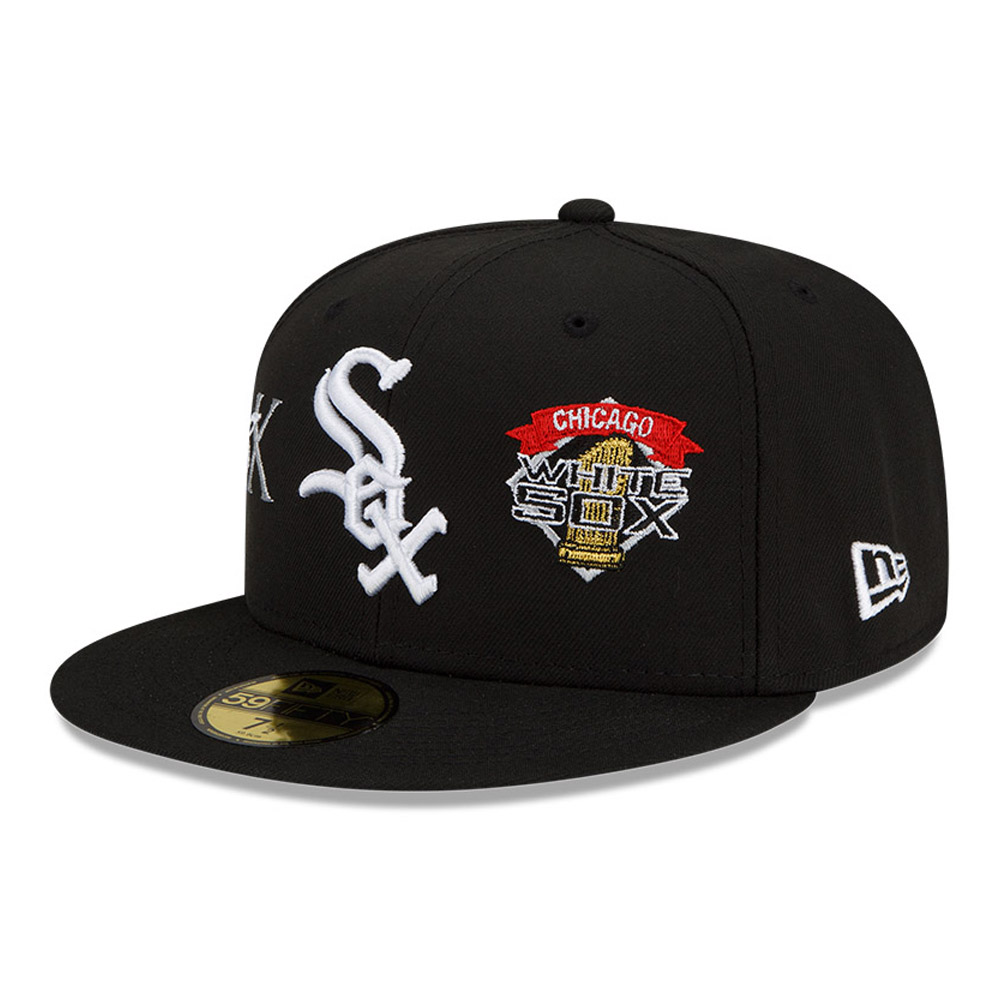 Medias Blancas de Chicago MLB llaman a gorra negra 59FIFTY