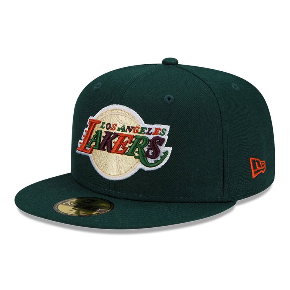 LA Lakers NBA Dark Green 59FIFTY Fitted Cap