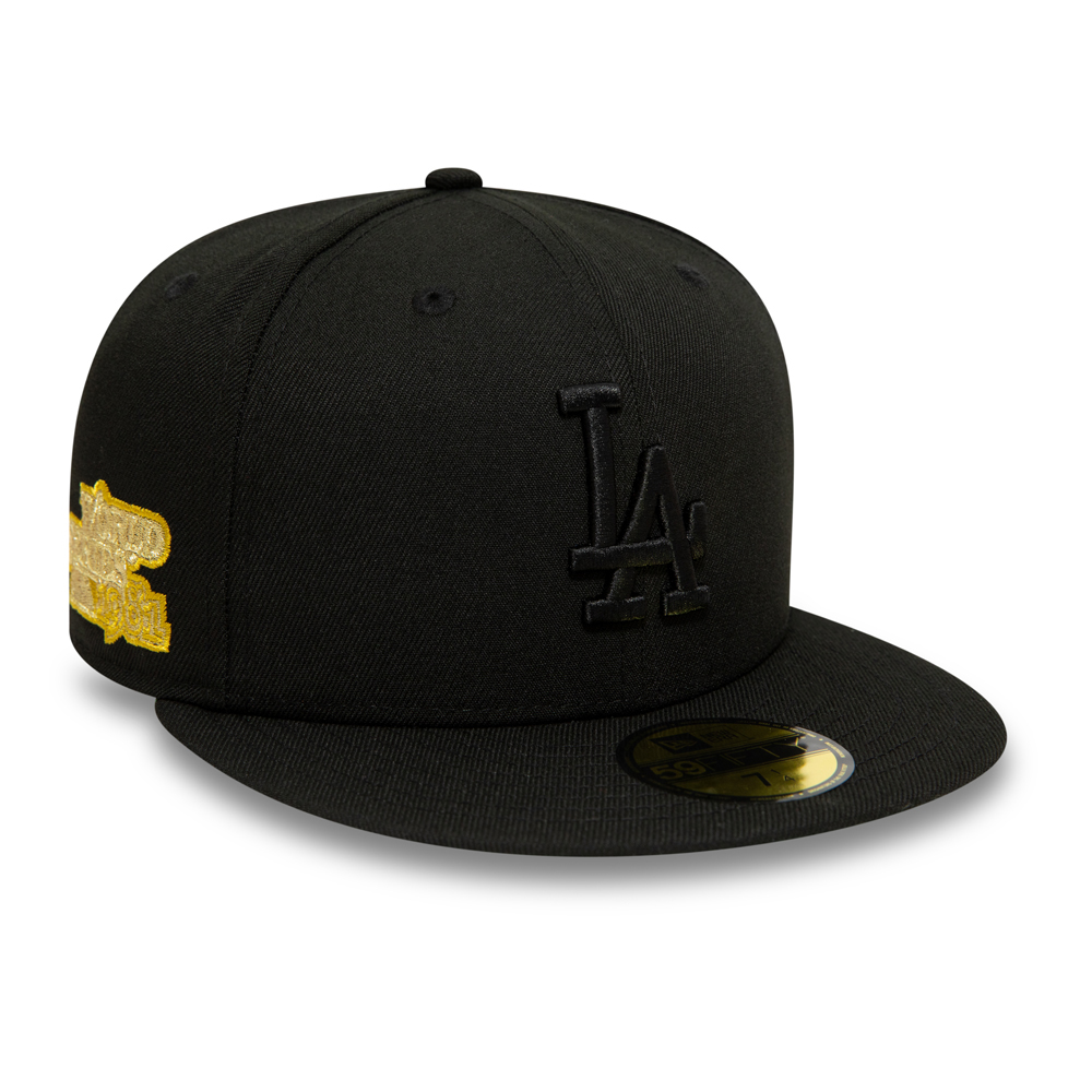 LA Dodgers Black and Gold 59FIFTY Cap