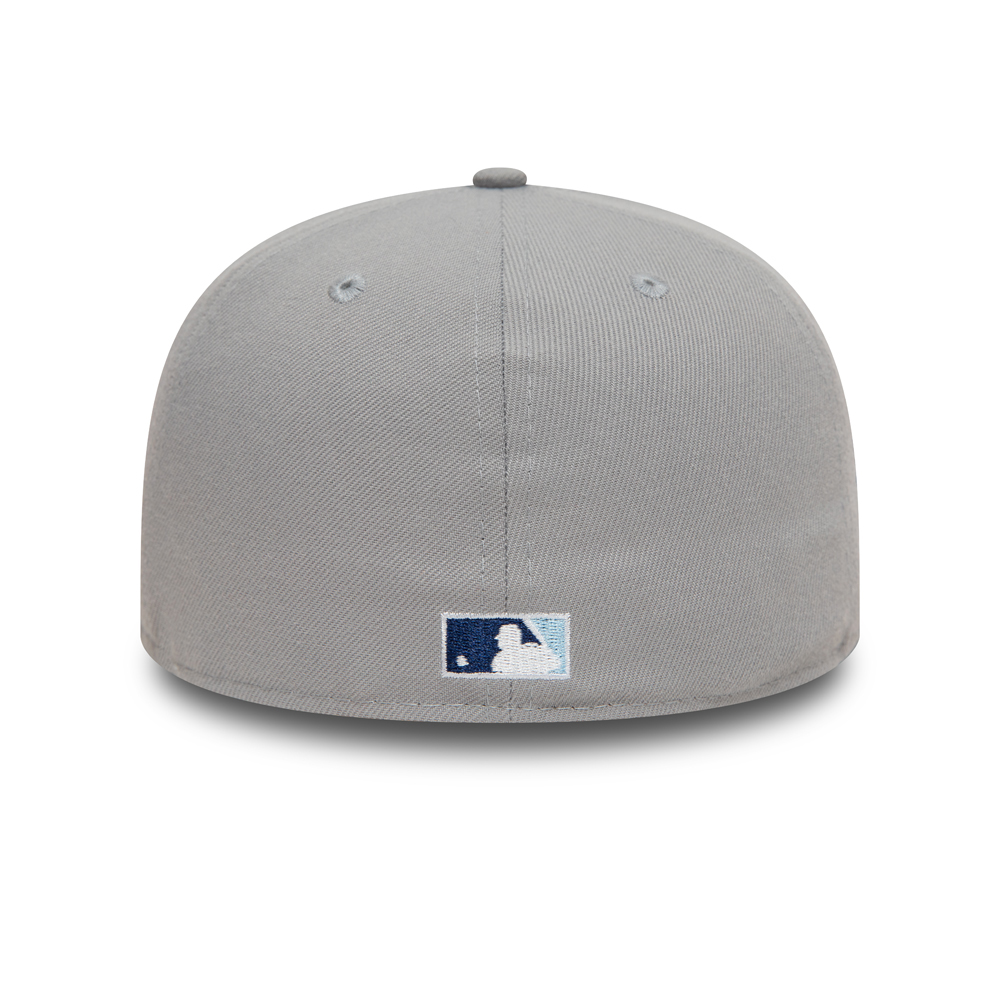 Atlanta Braves Blue and Grey 59FIFTY Fitted Cap