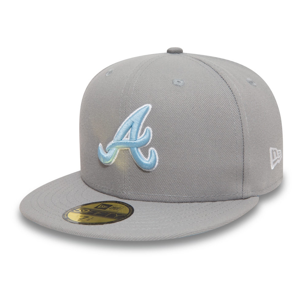 Atlanta Braves Blau und Grau 59FIFTY Cap