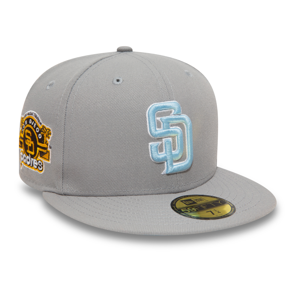 San Diego Padres Blue and Grey 59FIFTY Fitted Cap
