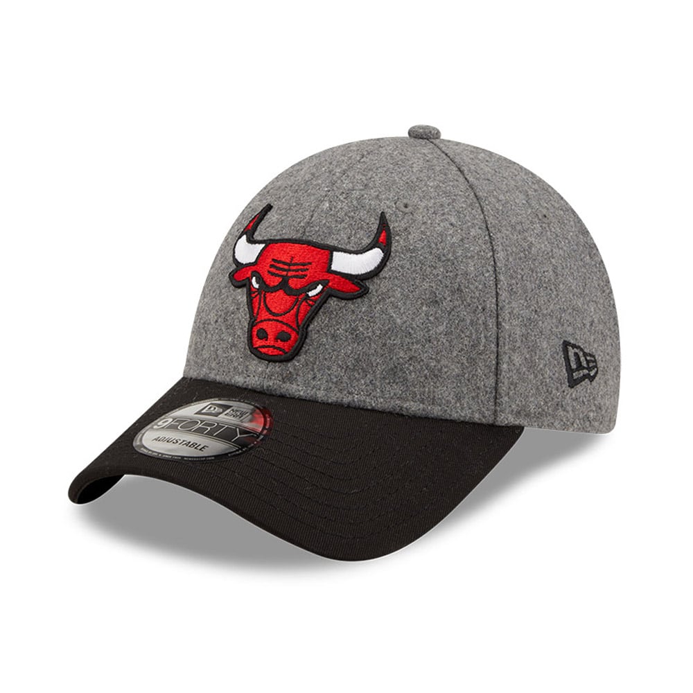 Chicago Bulls Melton Crown Grey 9FORTY Cap