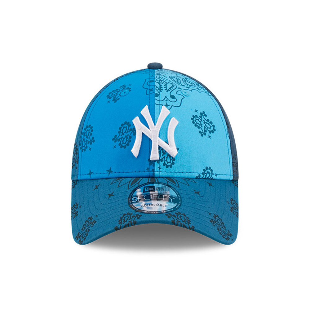 Casquette 9FORTY Bleu New York Yankees Paisley