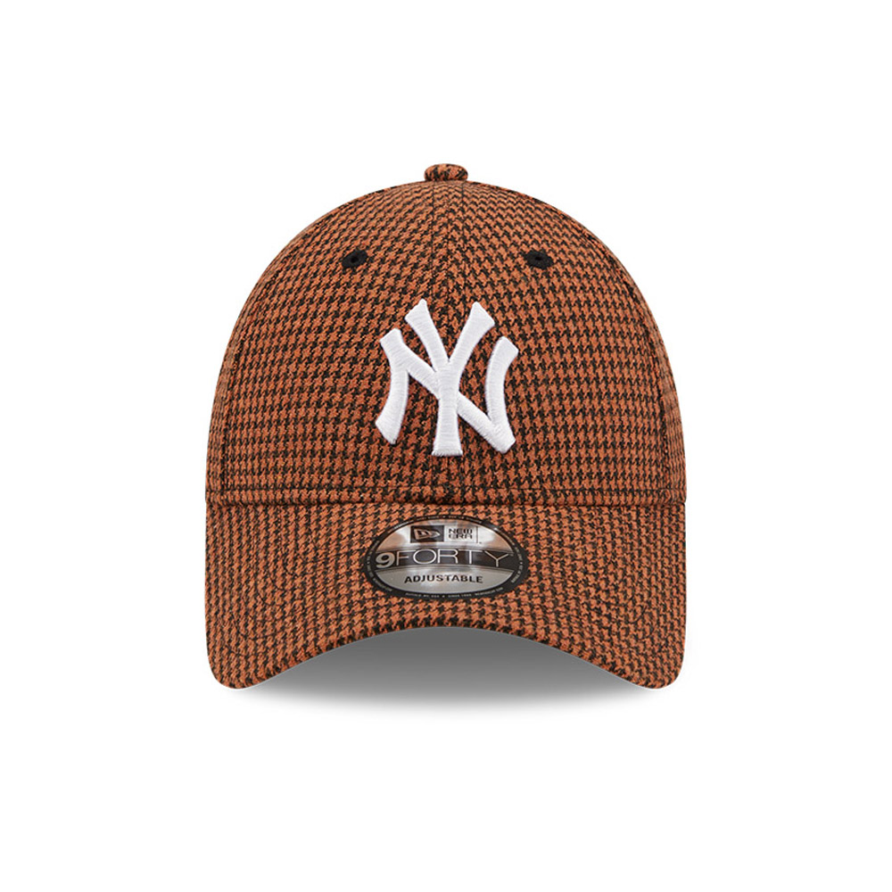 New York Yankees Hahnentritt Braun 9FORTY Kappe