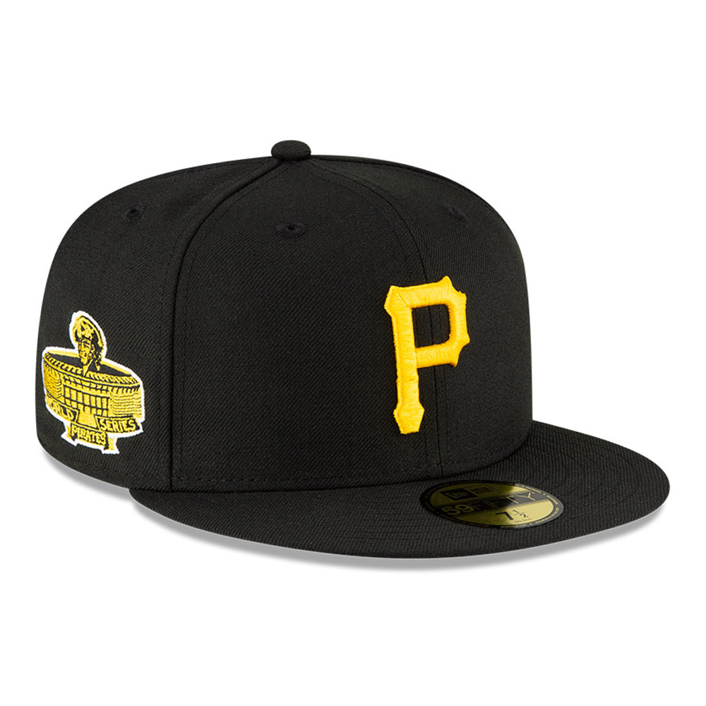 Cappellino 59FIFTY Pittsburgh Pirates World Series Patch Nero