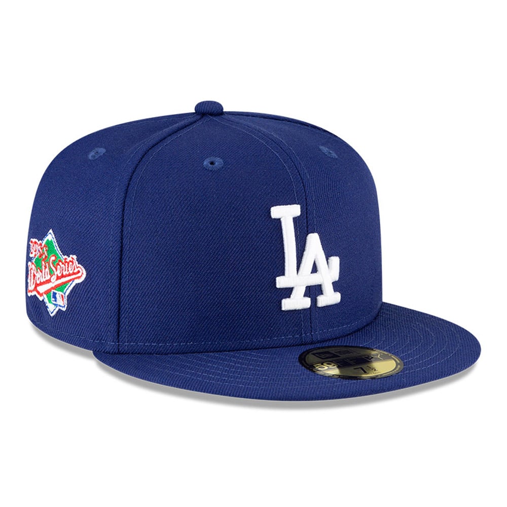 LA Dodgers World Series Patch Blue 59FIFTY Gorra