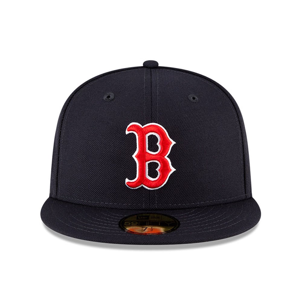 Boston Red Sox World Series Patch Navy 59FiFTY Capuchon