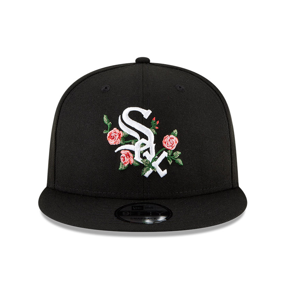 Chicago White Sox MLB Bloom Black 9FIFTY Snapback Cap