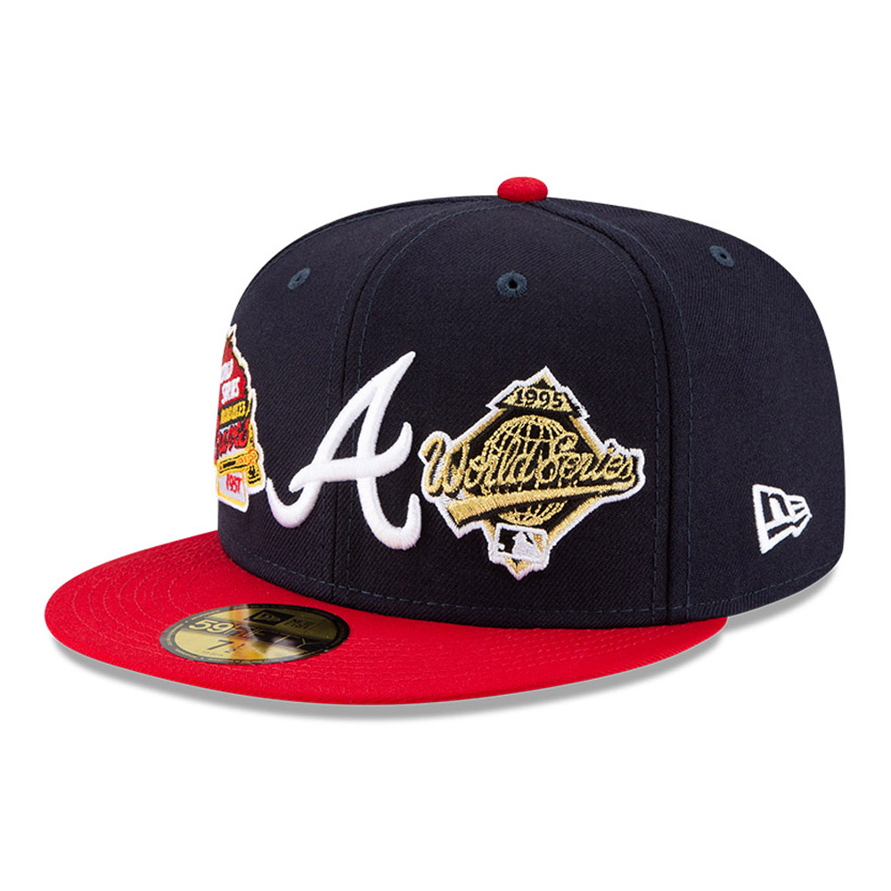 Atlanta Braves World Series Navy 59FIFTY Fitted Cap