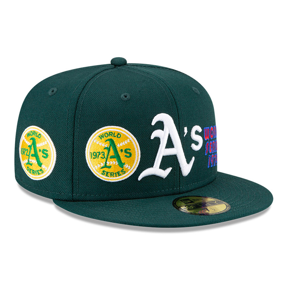 Série mondiale des Athletics d’Oakland Green 59FIFTY Cap
