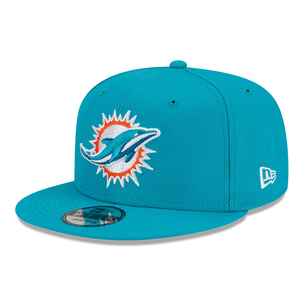 Miami Dolphins NFL Patch Up Turquoise 9FIFTY Cap