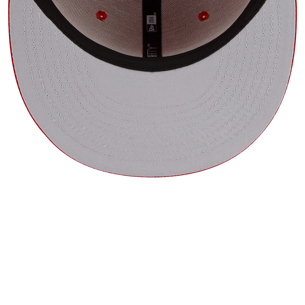 San Francisco 49ers NFL Patch Up Red 9FIFTY Snapback Cap