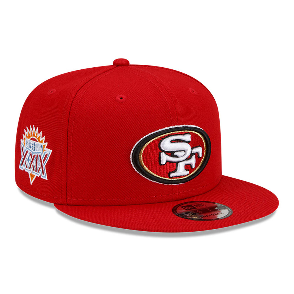 San Francisco 49ers de la NFL parchean gorra roja de 9FIFTY