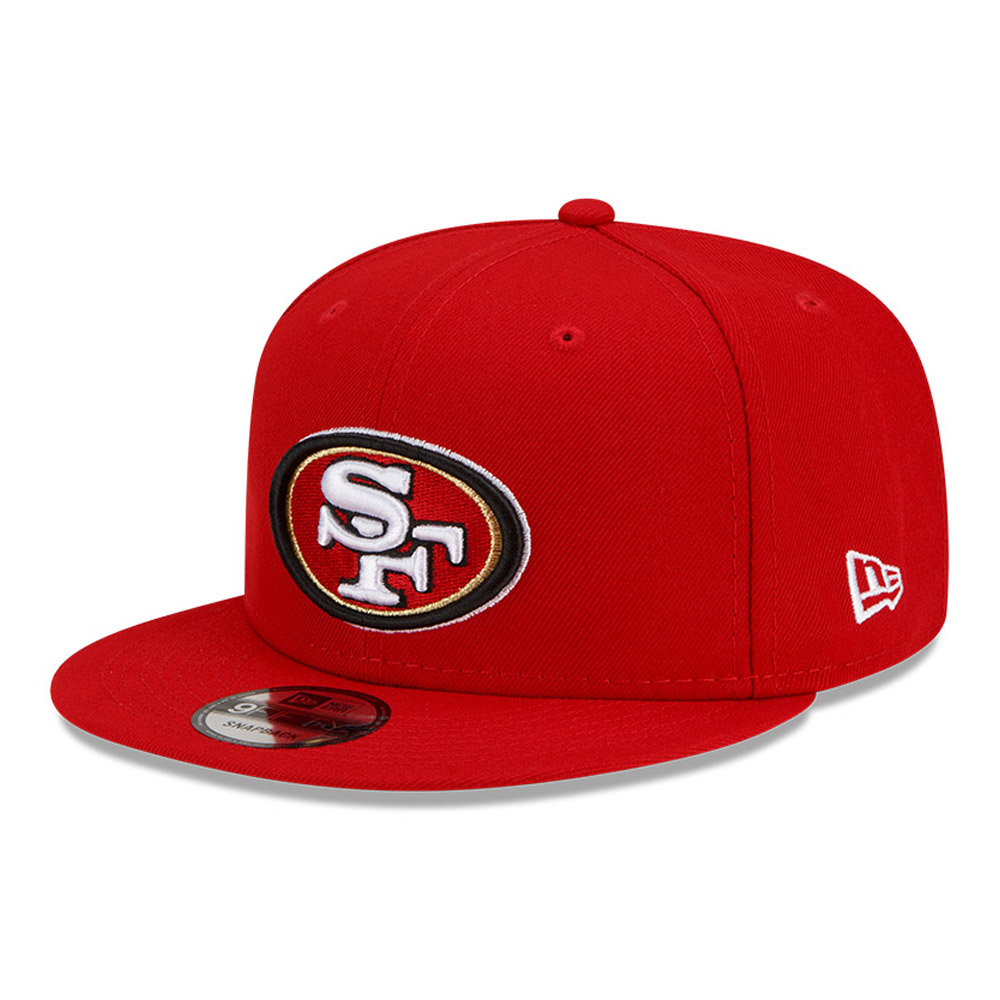 San Francisco 49ers NFL Patch Up Red 9FIFTY Snapback Cap