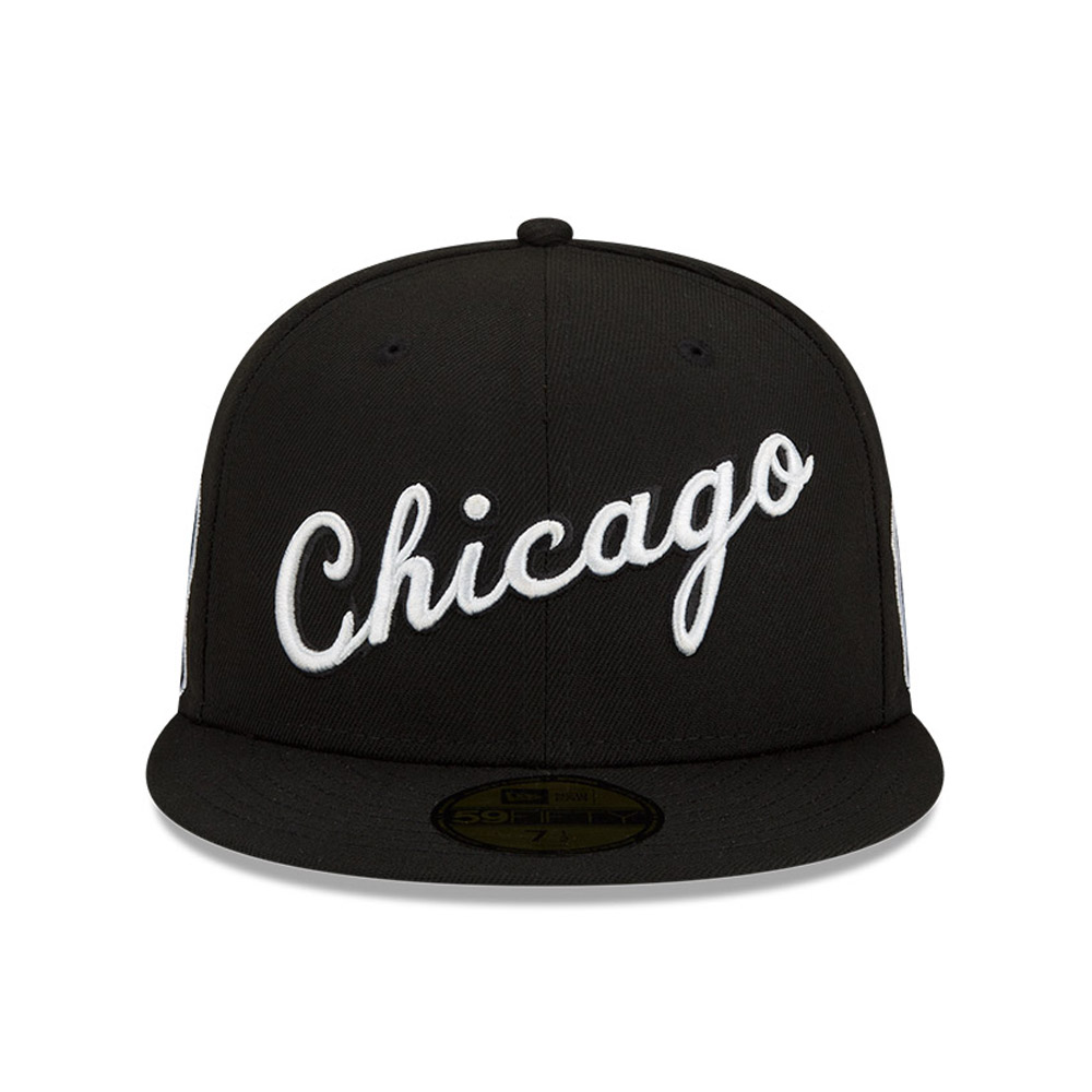 Chicago Bulls NBA City Edition Black 59FIFTY Fitted Cap