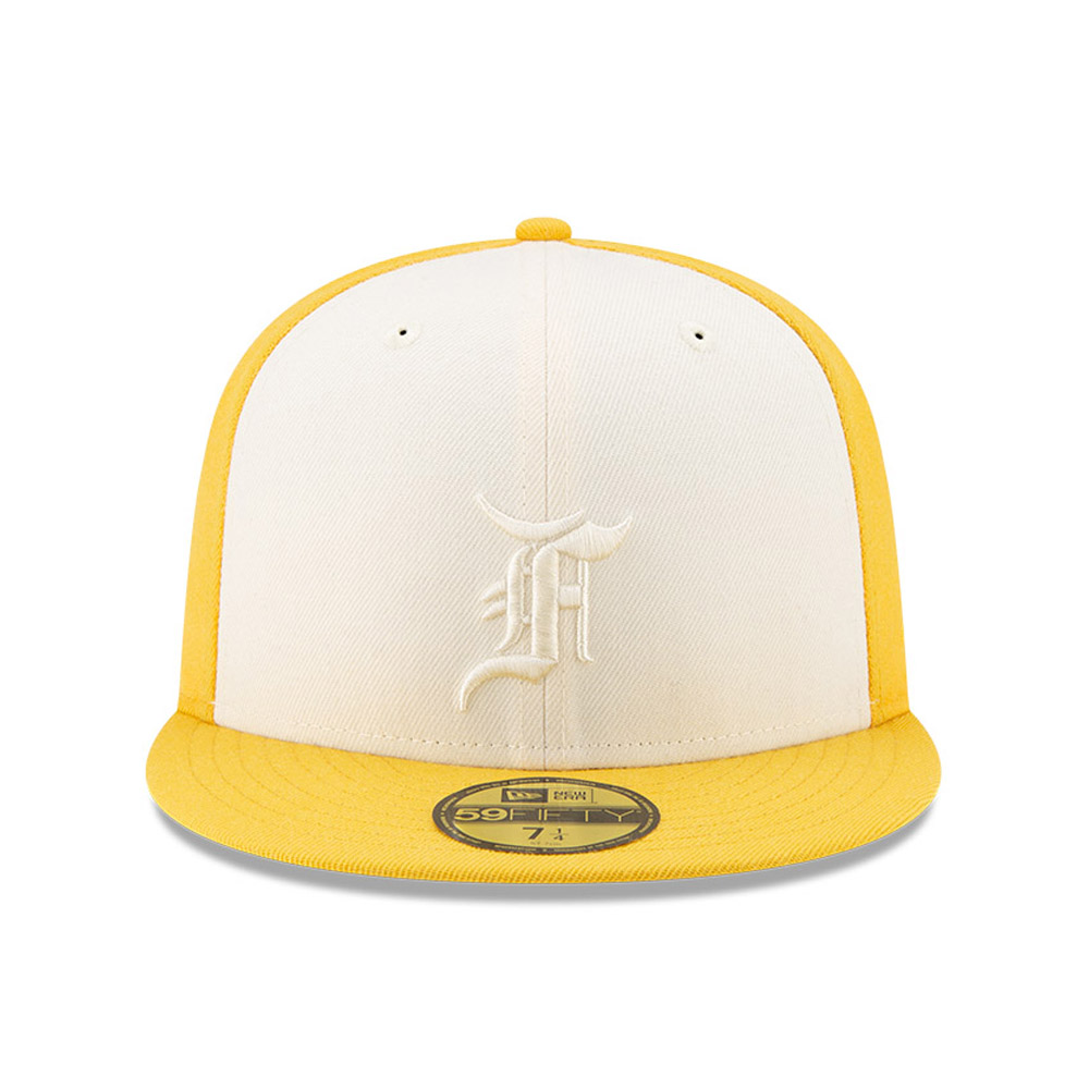 Fear of God ESSENTIALS x Detroit Tigers Yellow 59FIFTY Fitted Cap