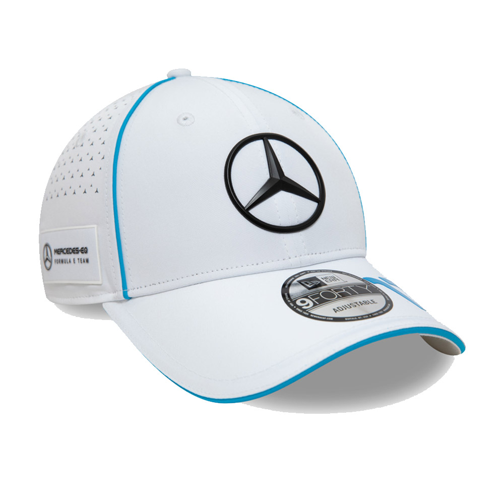 Cappellino 9FORTY Mercedes-Benz EQ Formula E De Vries Bianco