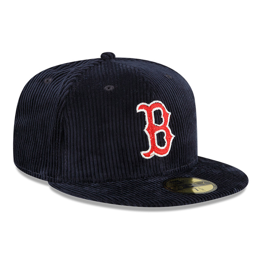 Boston Red Sox MLB Corduroy Navy 59FIFTY Gorra