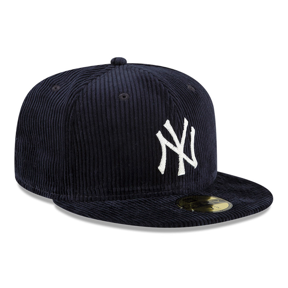 New York Yankees MLB Corduroy Navy 59FIFTY Gorra