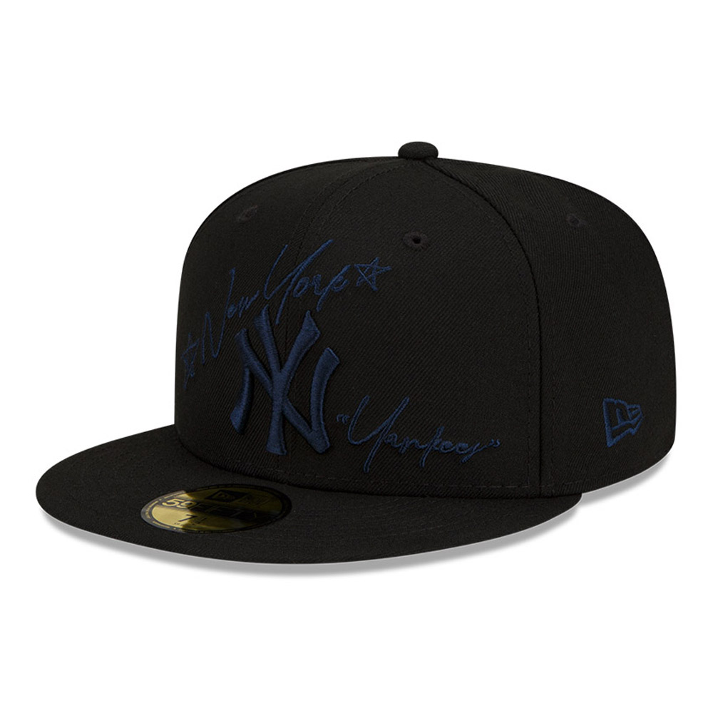Cappellino 59FIFTY New York Yankees MLB Cursive Nero