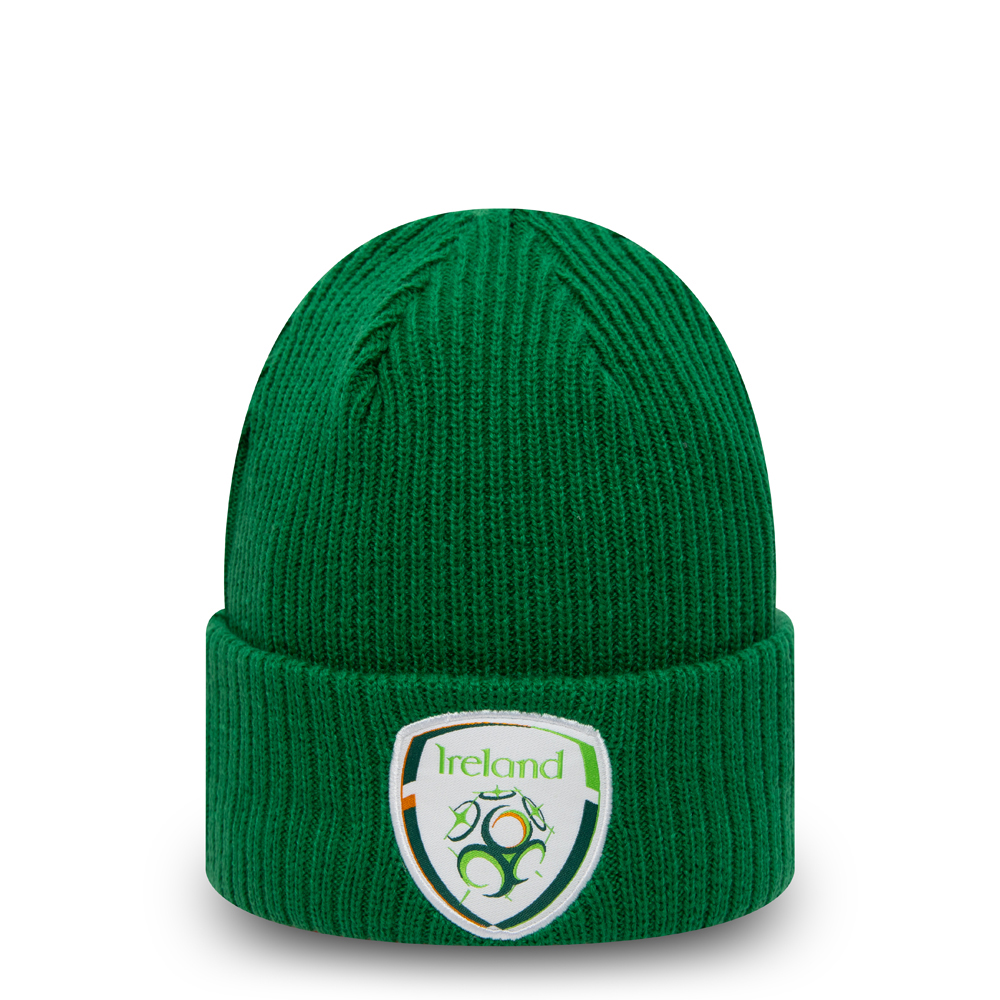 FA Ireland Essential Green Cuff Beanie Hat