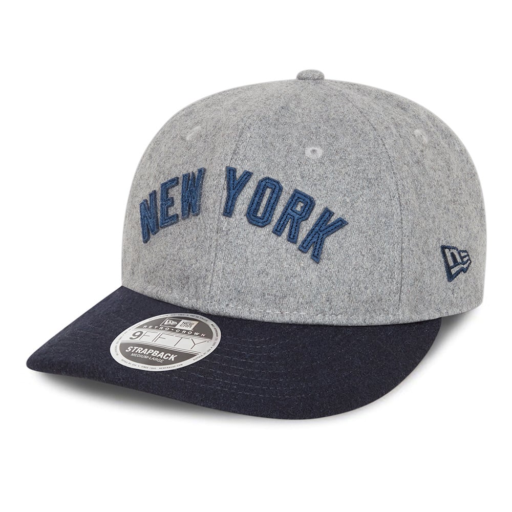 New York Yankees Cooperstown Grey 9FIFTY Retro Crown Cap
