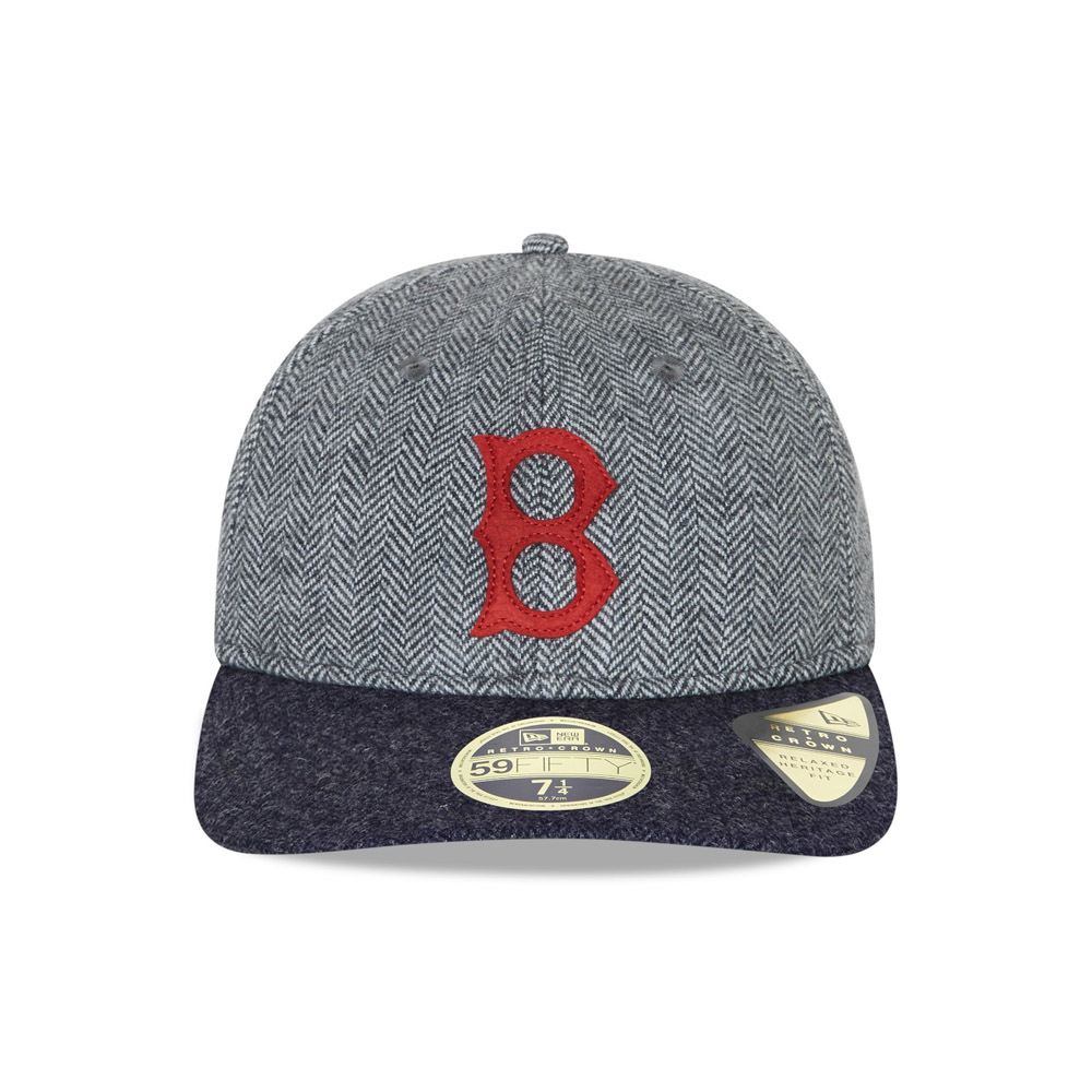 Boston Red Sox Cooperstown Grigio 59FIFTY Retro Crown Cap