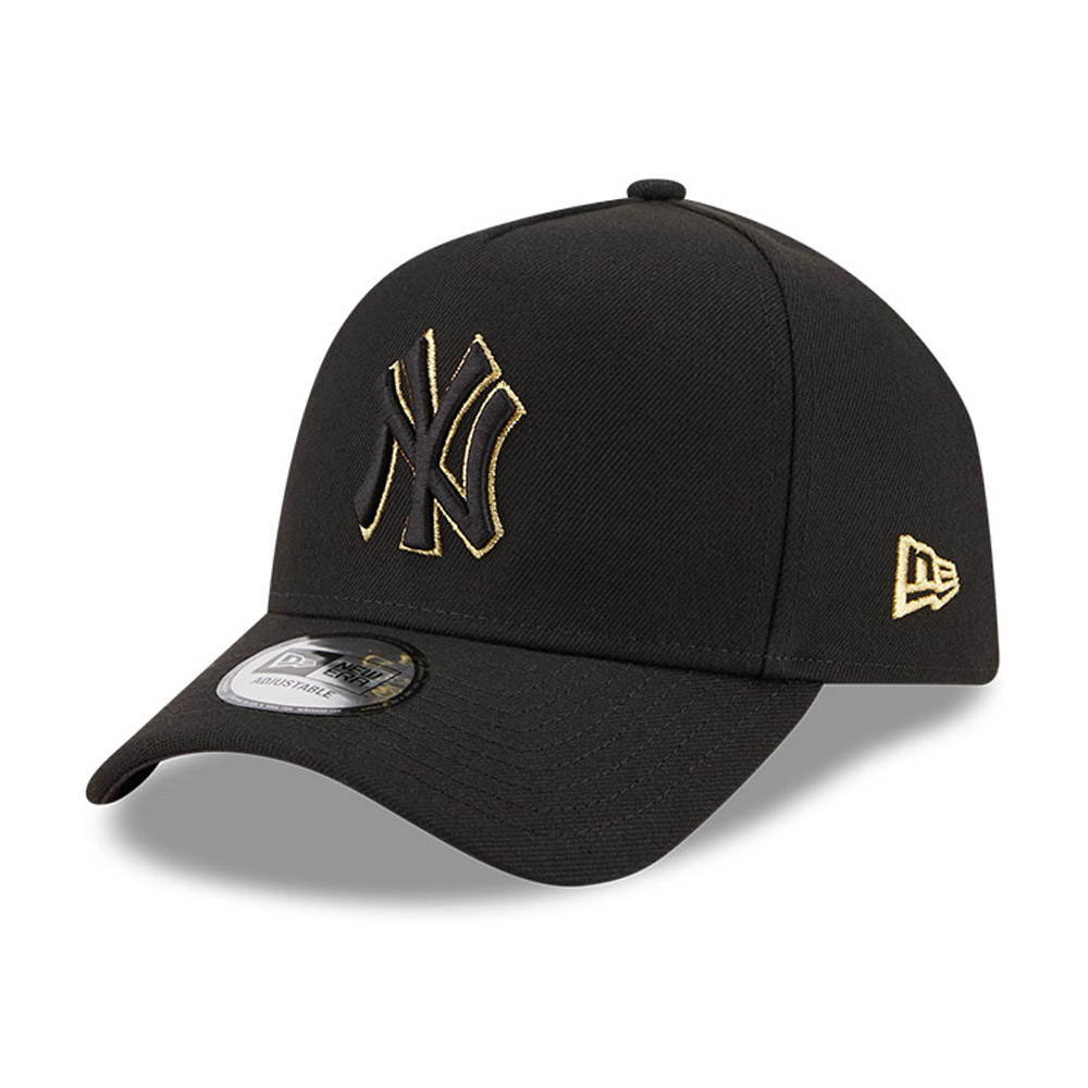 Casquette E-Frame noire des Yankees de New York 9FORTY