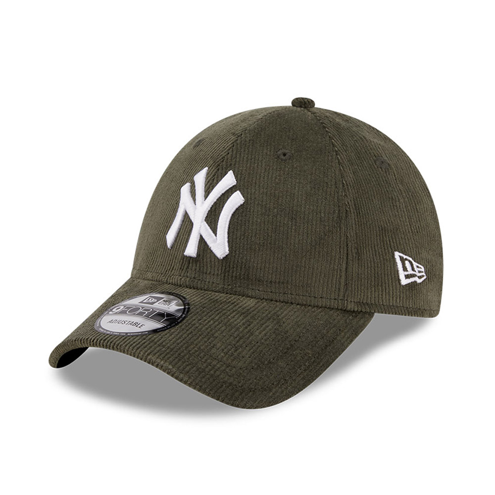 New York Yankees Cord Fabric Green 9FORTY Cap