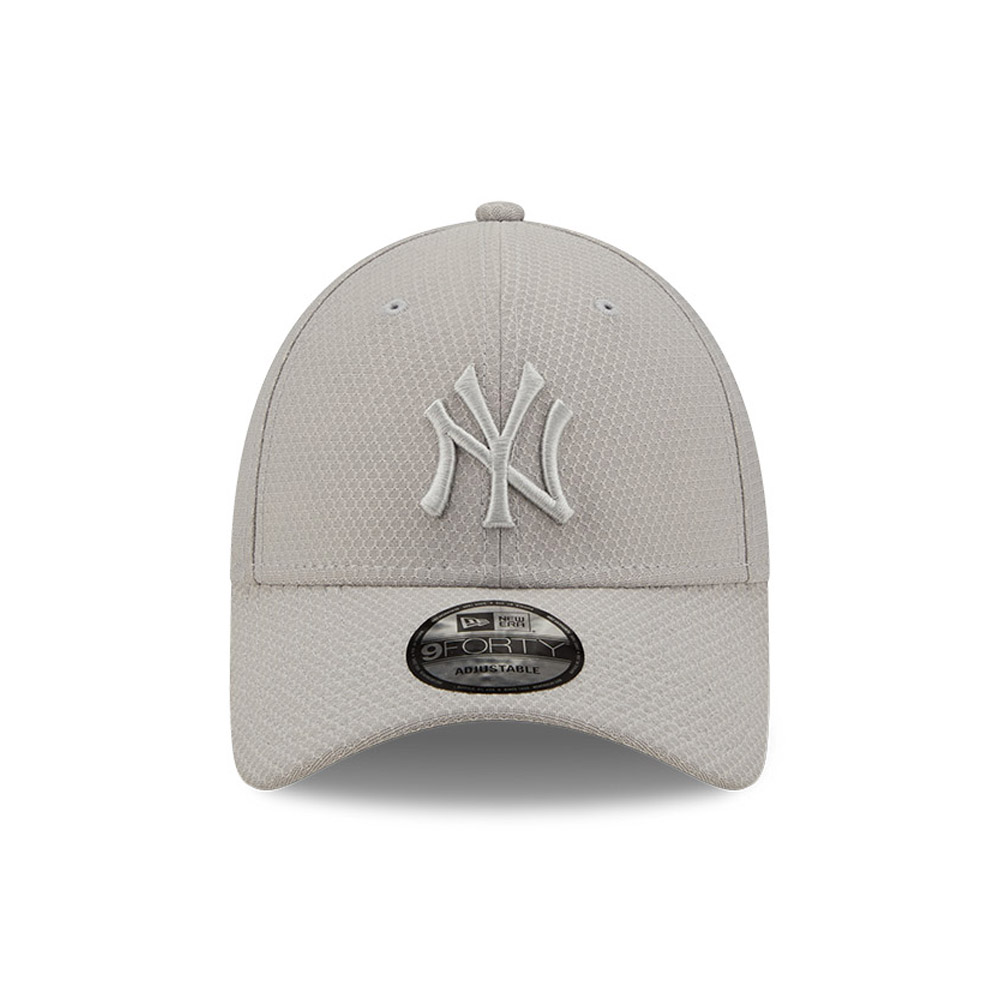 Casquette 9FORTY gris monochrome des Yankees de New York