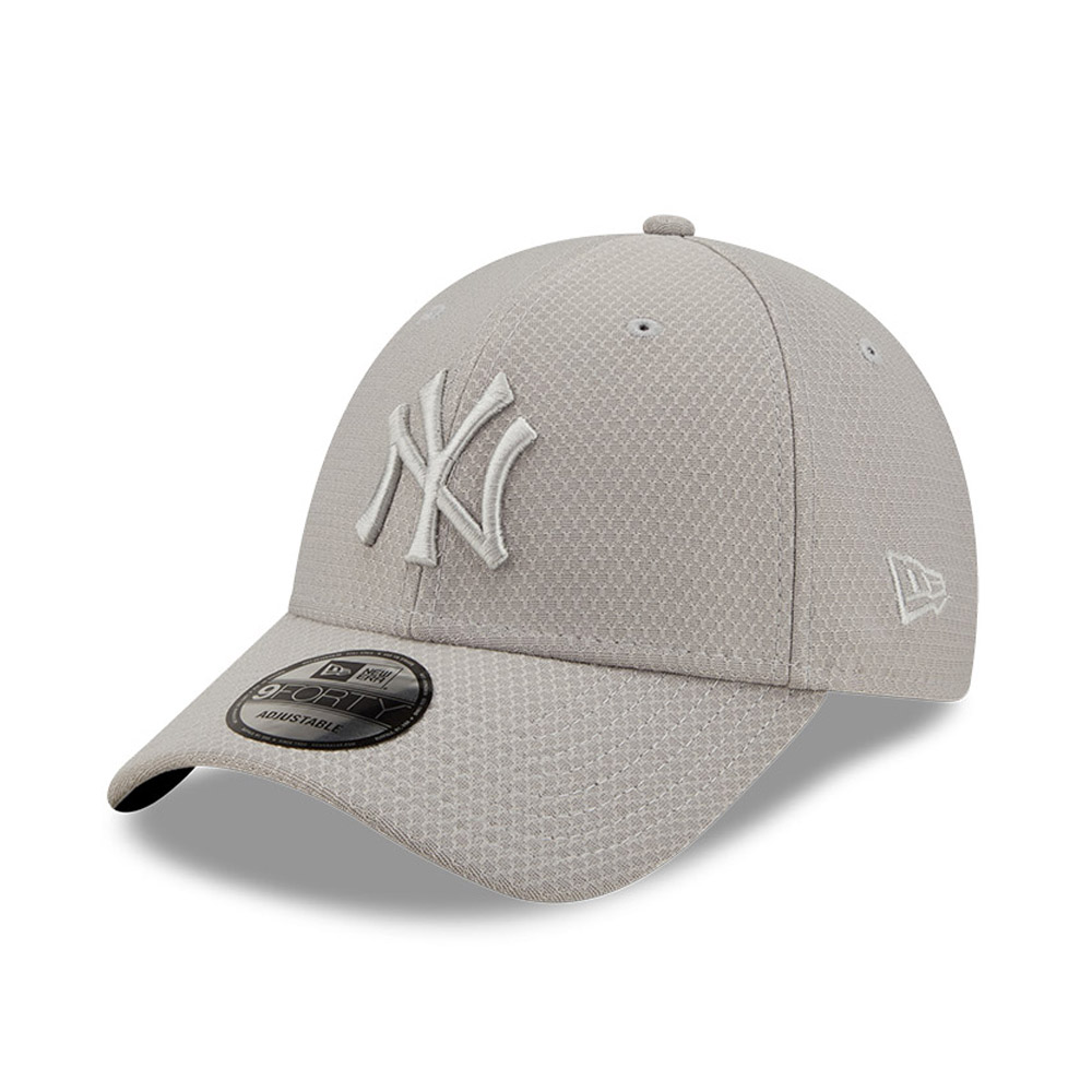 Casquette 9FORTY gris monochrome des Yankees de New York