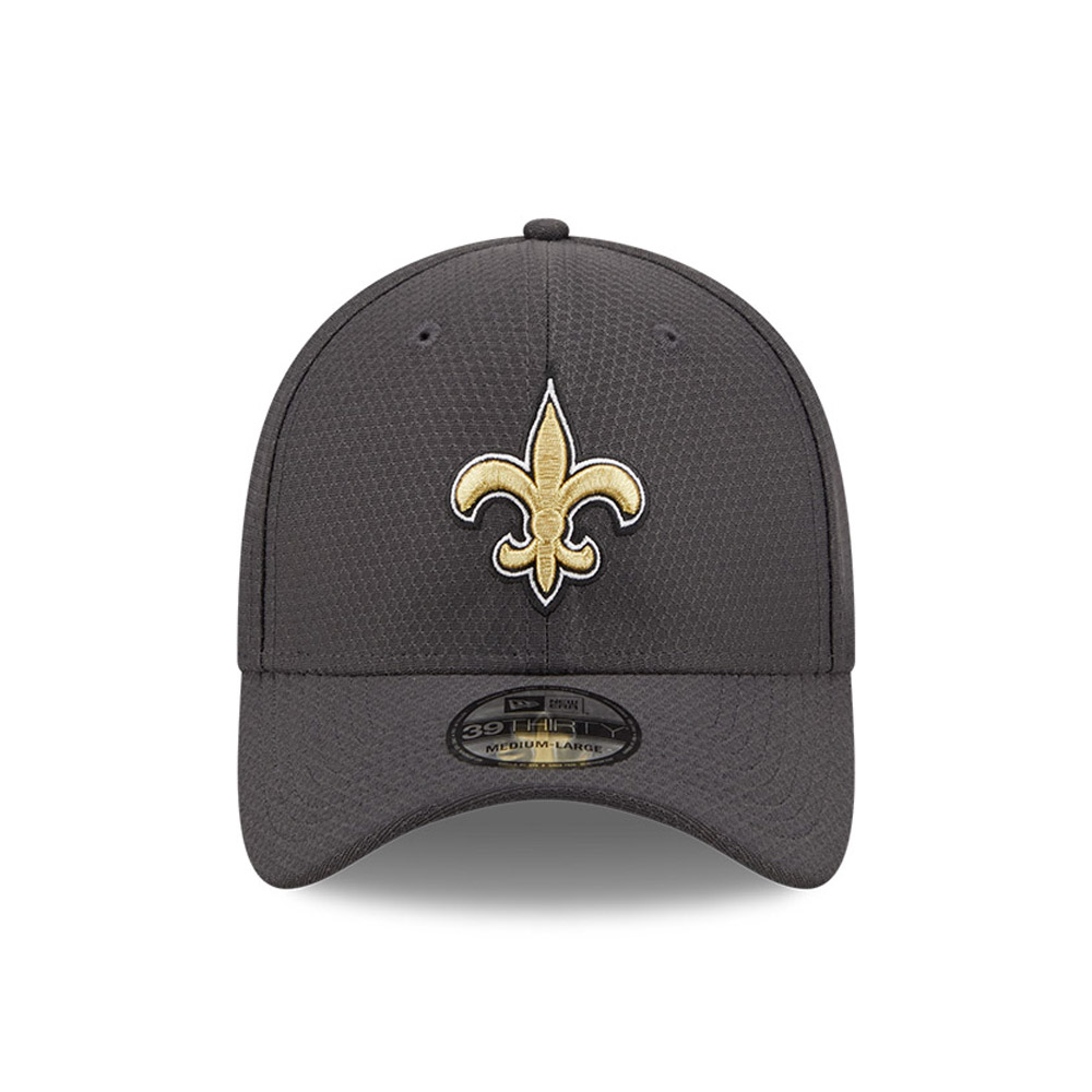 New Orleans Saints NFL Hex Tech Grey 39THIRTY Gorra
