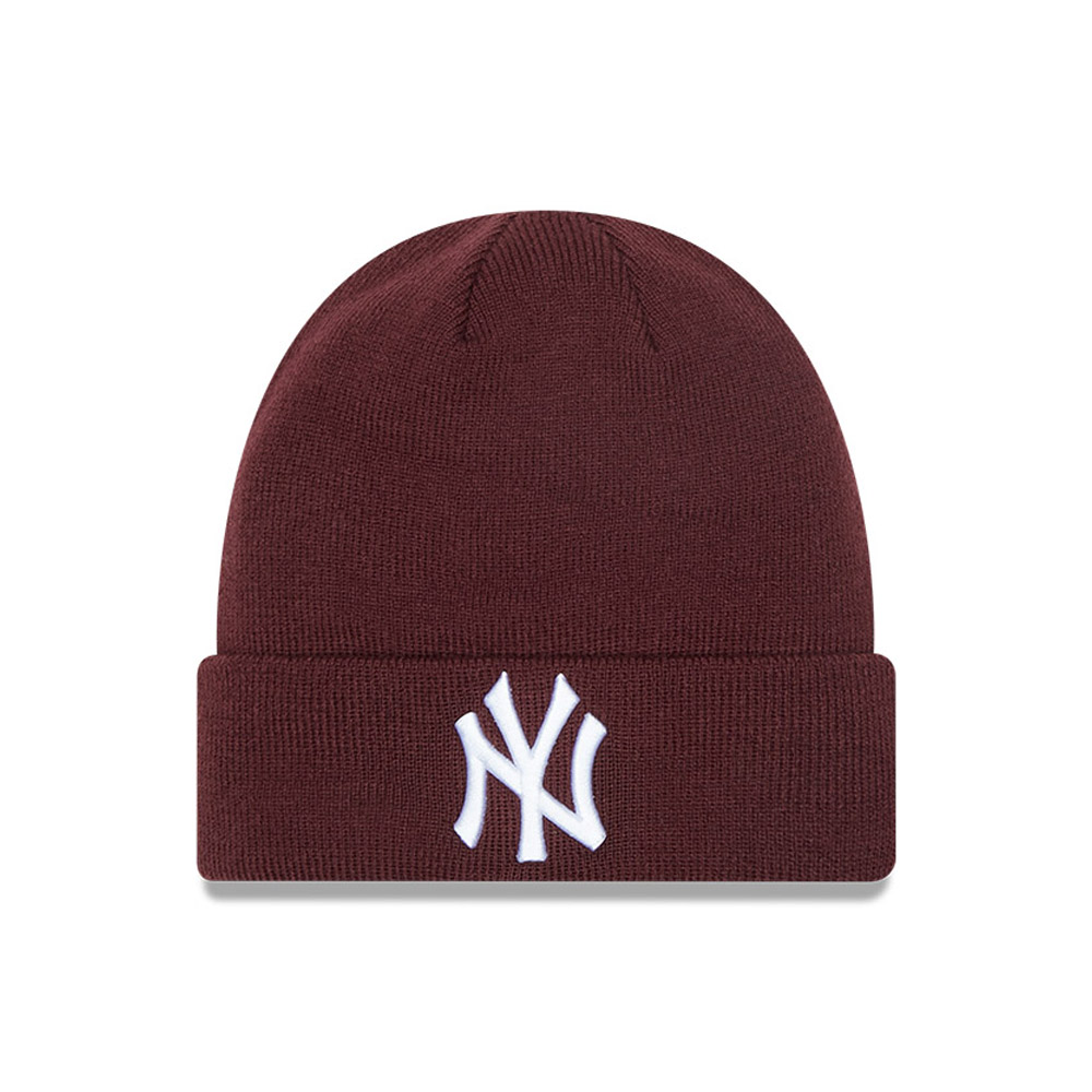 Chapeau de bonnet Maroon Cuff de la Ligue des Yankees de New York