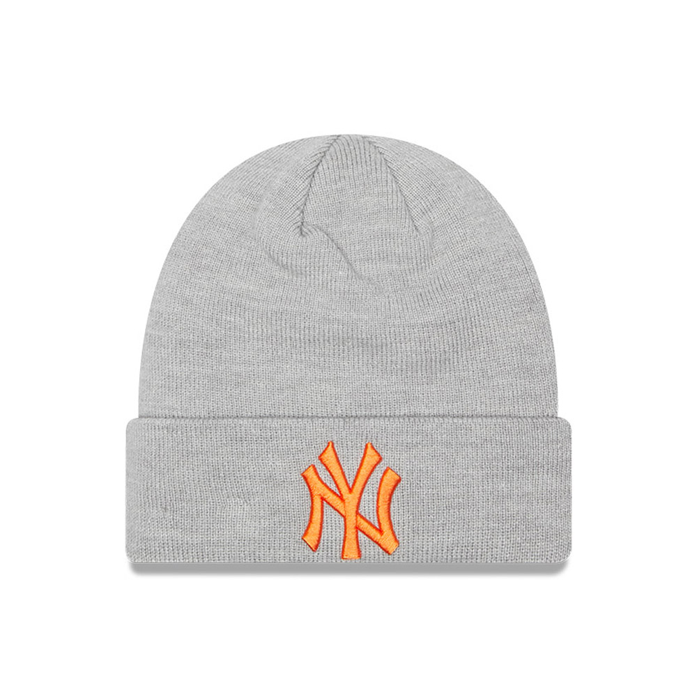 New York Yankees Heather Grey Beanie Hat