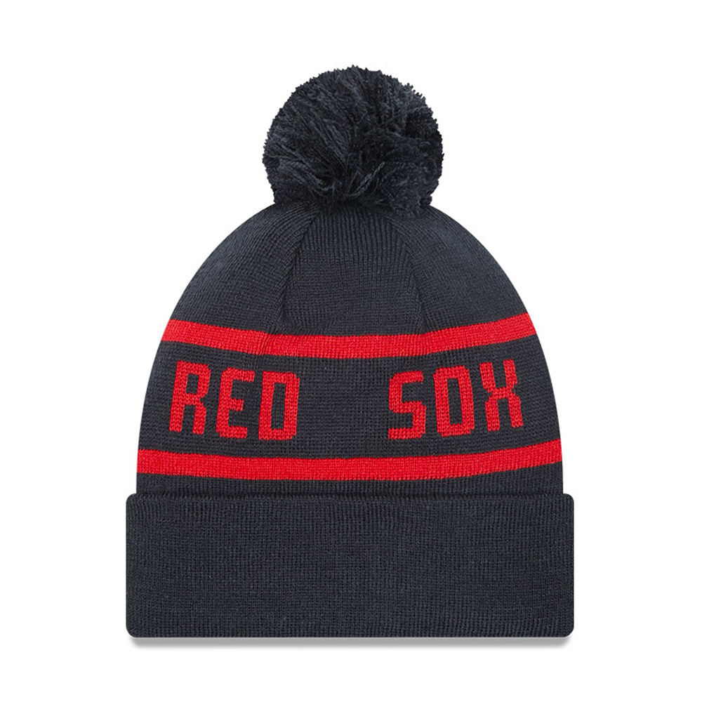 New Era Boston Red Sox Navy Bobble Beanie Hat