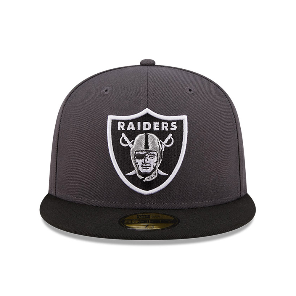 Las Vegas Raiders NFL Grey 59FIFTY Gorra