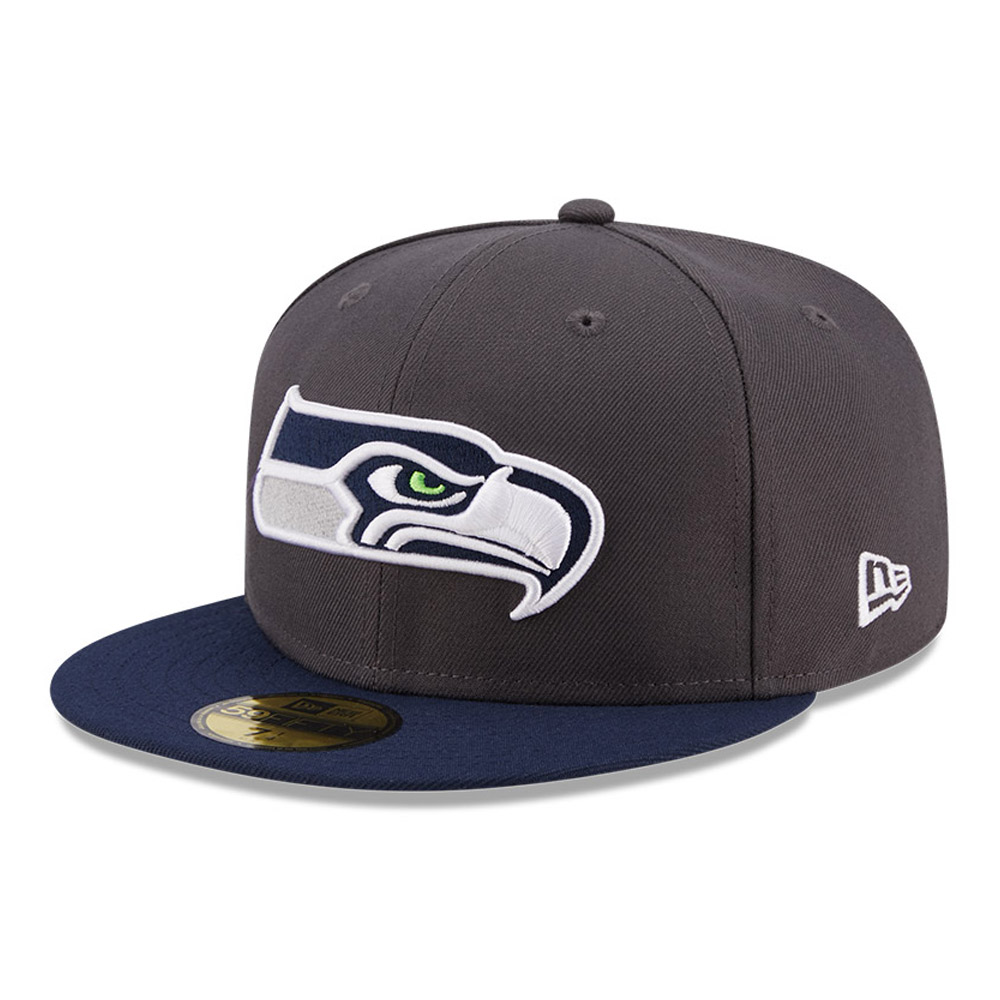 Seattle Seahawks NFL Grey 59FIFTY Cap