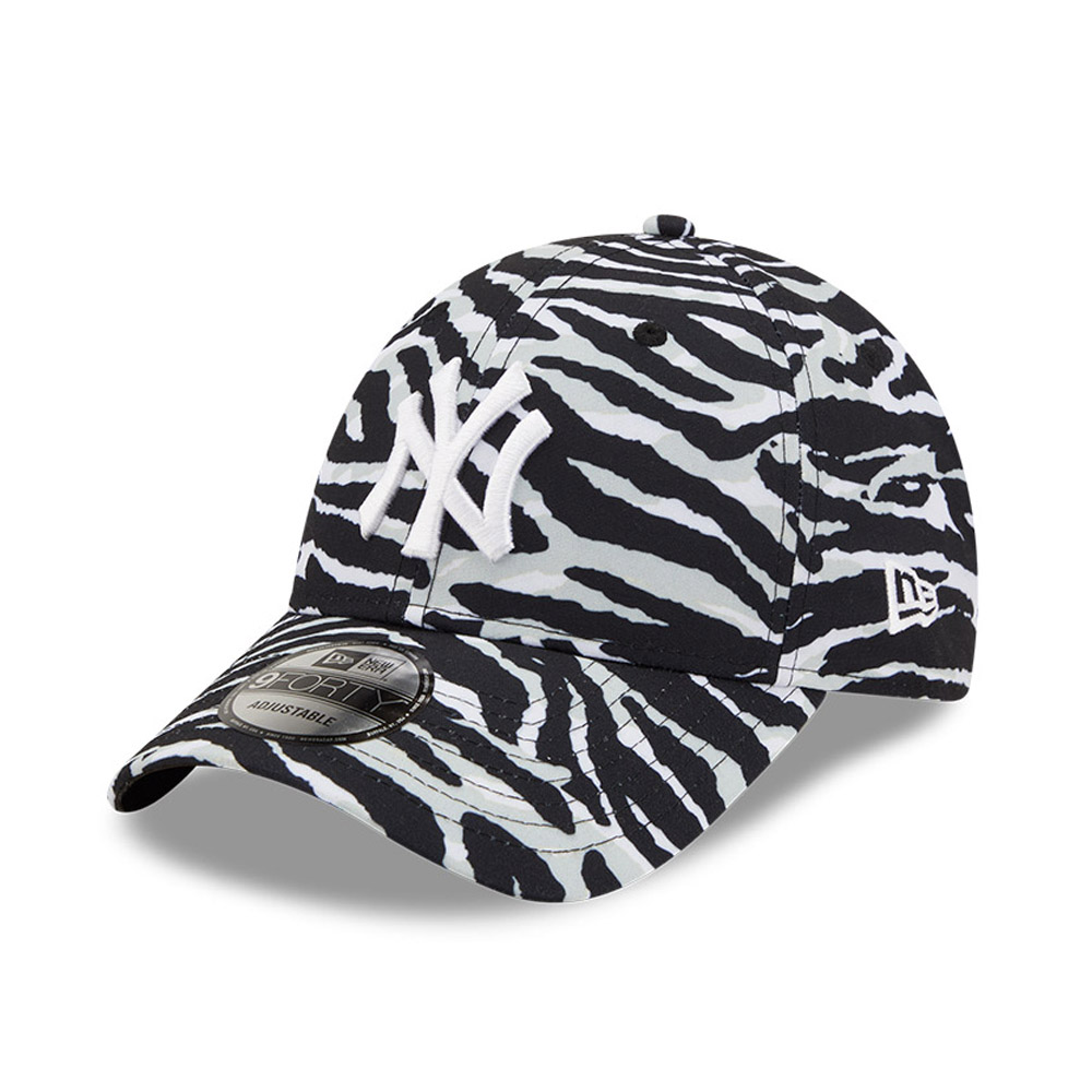 New York Yankees Camo Stampa Bianco 9FORTY Cappellino