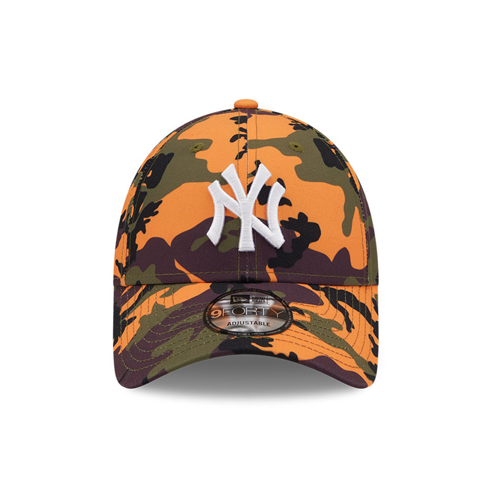 New York Yankees Camo Print Green 9FORTY Casquette