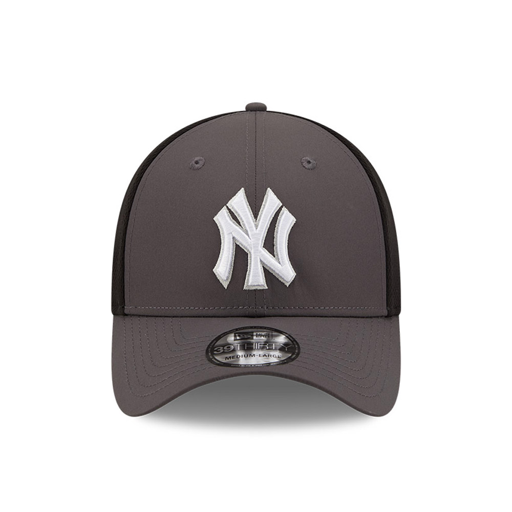 New York Yankees Mesh Back Gris 39THIRTY Capuchon
