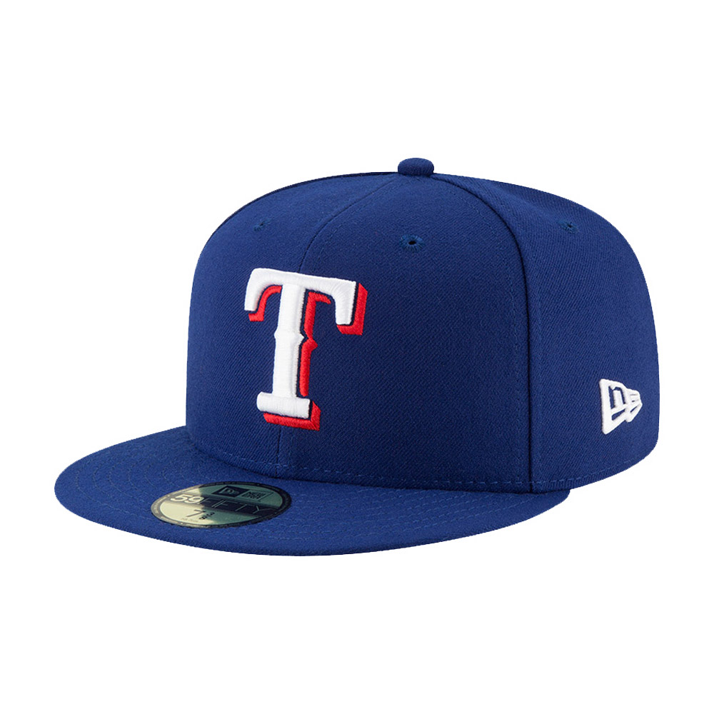 Gorra oficial New Era Texas Rangers Azul 59FIFTY Fitted
